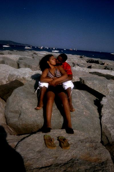 MOI ET BRUNO A ST TROPEZ ETE 2004